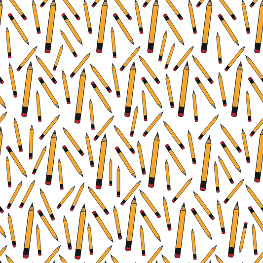 Back to School - Pencils Pattern HTV