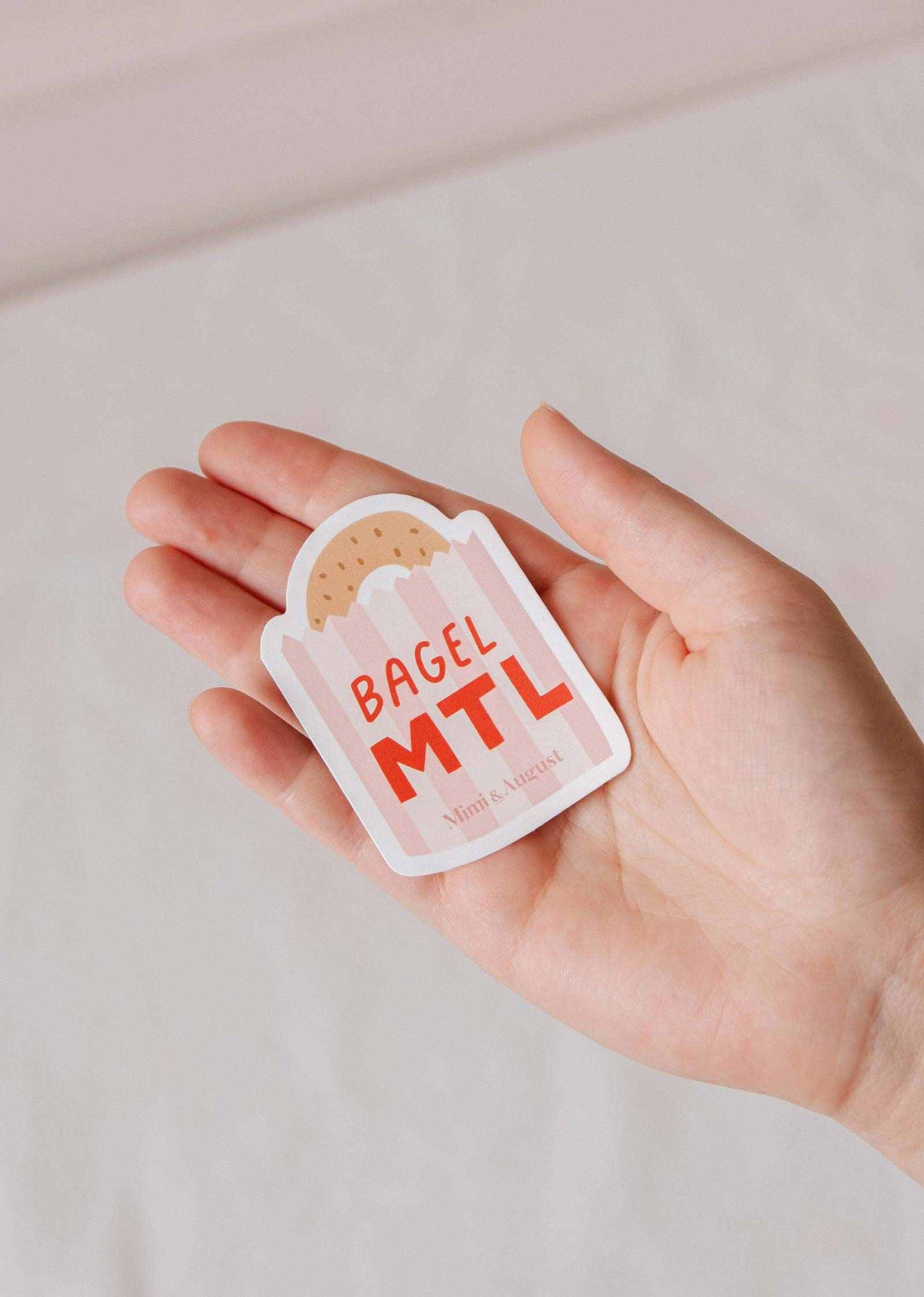 Bagel MTL – Vinyl-Aufkleber