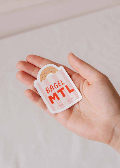 Bagel MTL – Vinyl-Aufkleber