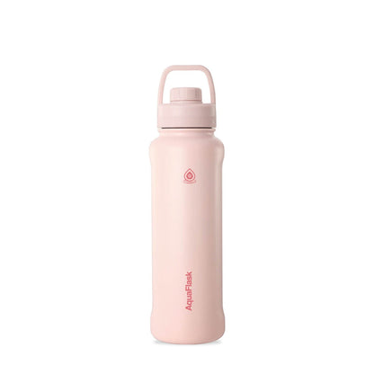 AquaFlask 1080ml (40oz) Edelstahl-Trinkflasche mit Sportverschluss – Heiß- & Kaltgetränke, auslaufsicher, BPA--frei