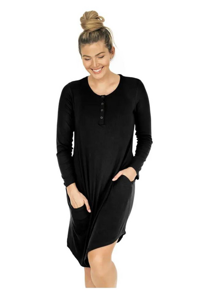 Bamboo Maternity and Nursing Nightgown
