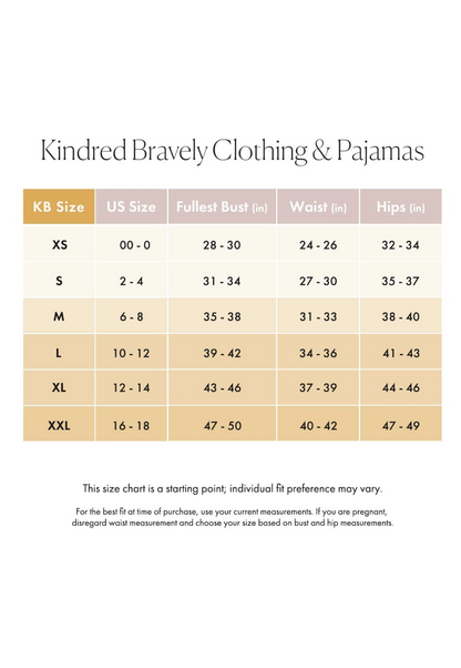 Bamboo Maternity and Nursing Nightgown