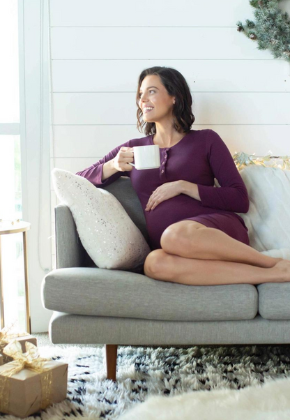 Bamboo Maternity and Nursing Nightgown