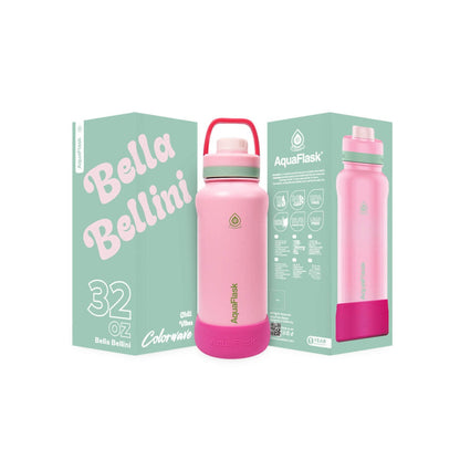 Aqua Flask Colorwave 32oz – Edelstahl, vakuumisoliert, Heiß- & Kaltgetränke, auslaufsicher, Reise- & Bürotasse