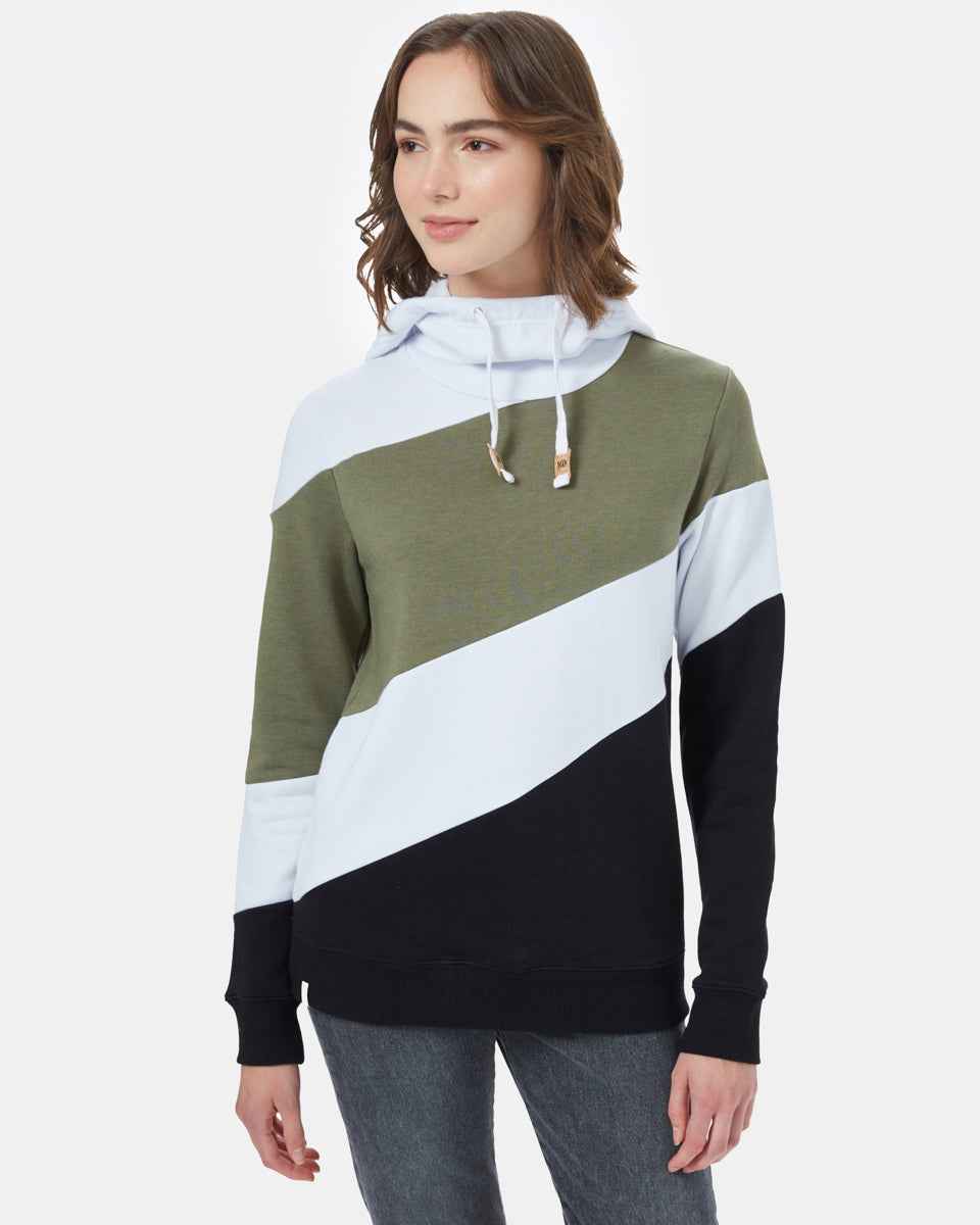 TreeFleece Angle Blocked Hoodie