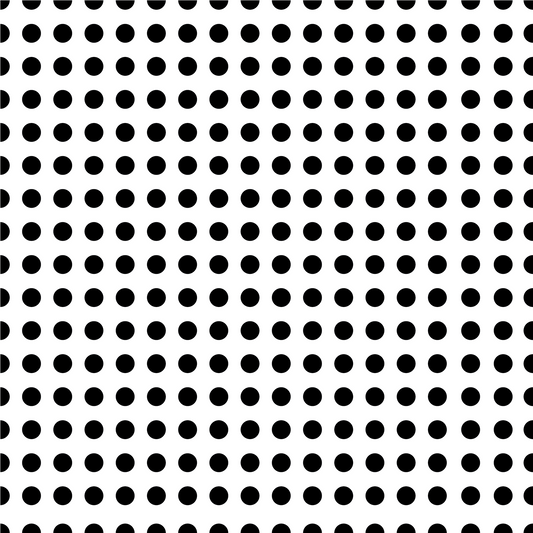 Craft HTV Black and White Polka Dot Pattern