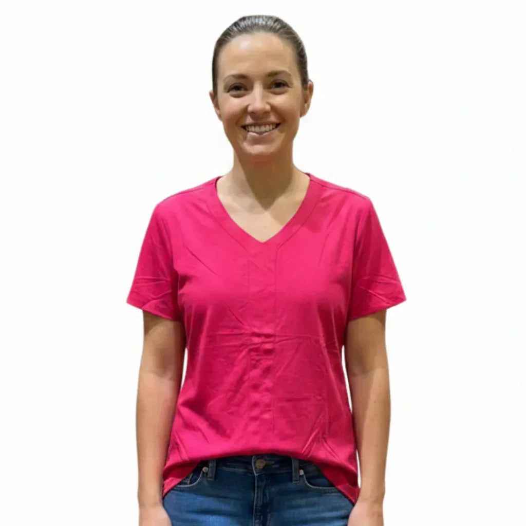 Blouse col V