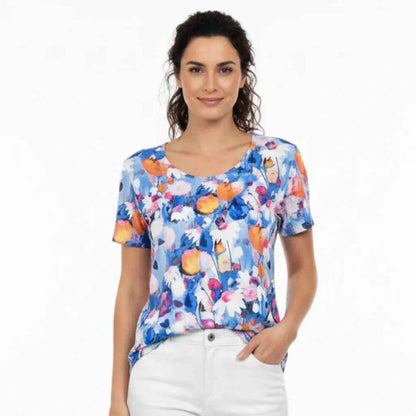 Blouse floral femme