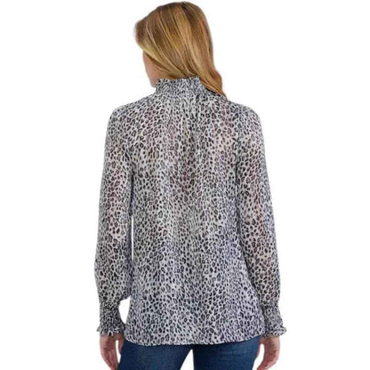 Blouse imprimée léopard