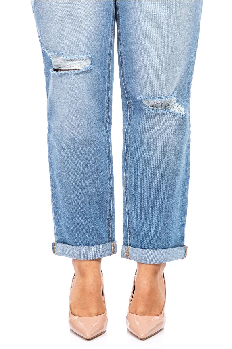 Maternity 28" Boyfriend Jean w/ Bellyband