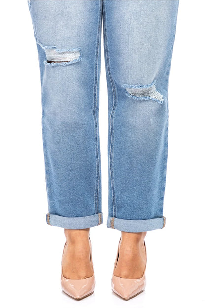 Maternity 28" Boyfriend Jean w/ Bellyband