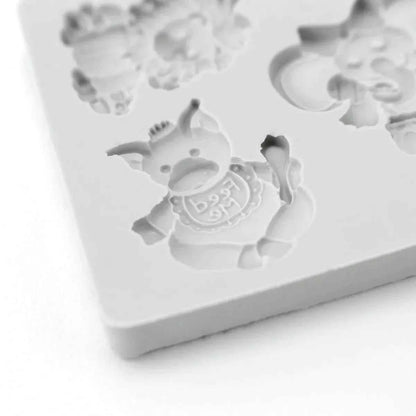 Miniature Animal Buttons Silicone Mould