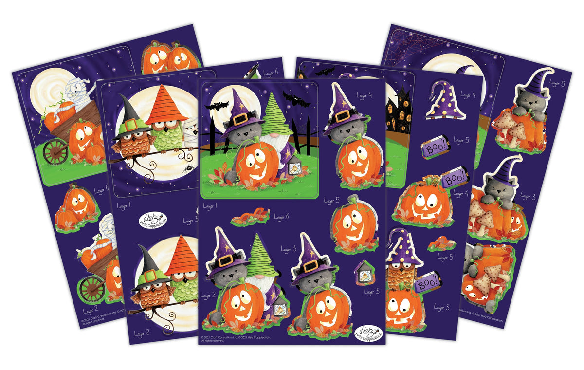 Happy Haunting - 3D Decoupage