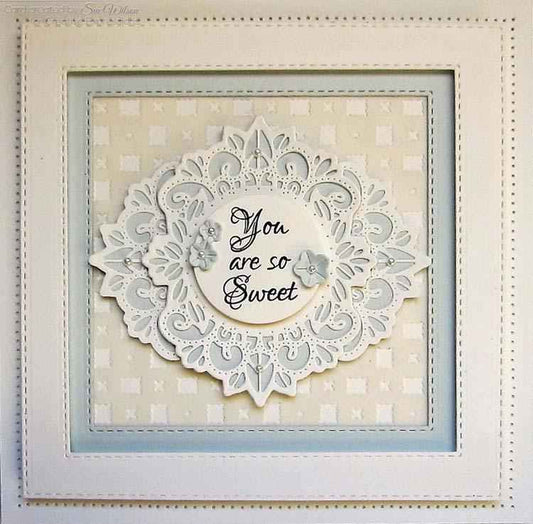 Dies by Sue Wilson Filigree Artistry Collection Diagonal Background