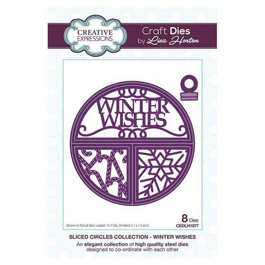 Creative Expressions Split Circles Winter Wishes Craft Die