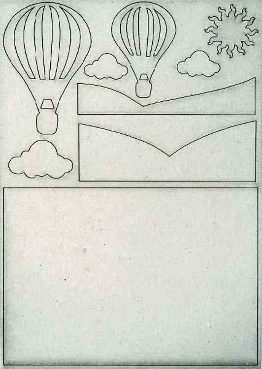 Creative Expressions Pop-ems Scene Hot Air Balloon