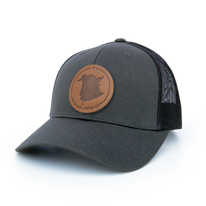 New Brunswick Leather Patch Trucker Hat