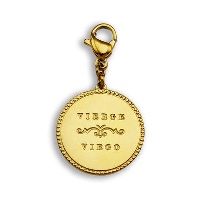 ZODIAC CONSTELLATION Double Sided Charm