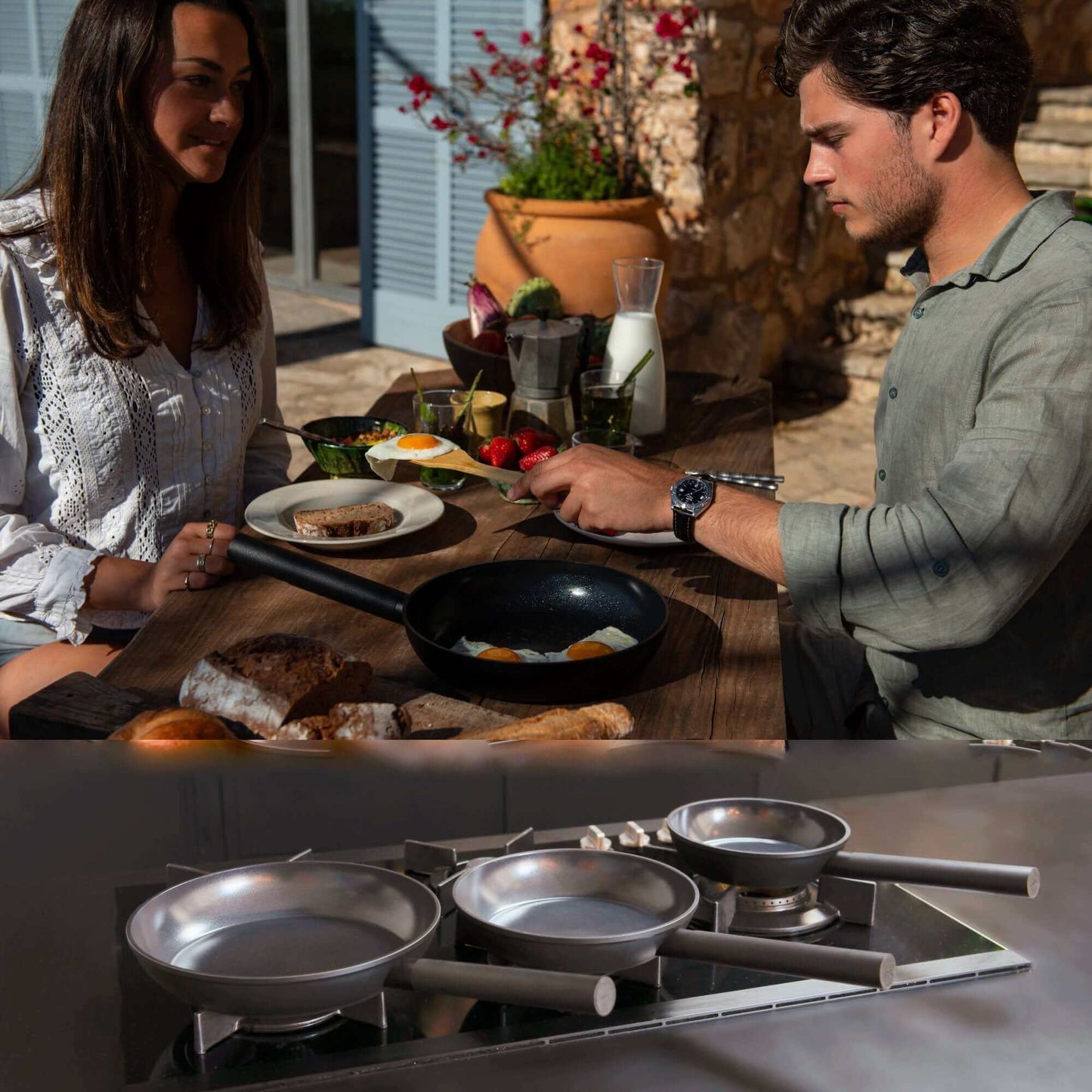 COMBEKK - Keramik-Aluminium-PFANNE 32 CM SCHWARZ