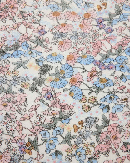 Muslin Fitted Crib Sheet - English Garden