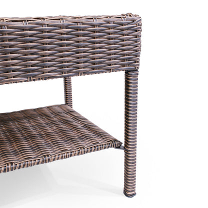 Cambridge Wicker Outdoor End Table - AURABAGS SHOP
