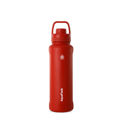 AquaFlask 1080ml (40oz) Edelstahl-Trinkflasche mit Sportverschluss – Heiß- & Kaltgetränke, auslaufsicher, BPA--frei