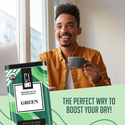 Organic Green Loose Leaf Tea 80g
