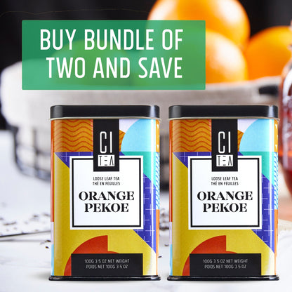 Orange Pekoe Loose Leaf Black Tea Bundle of Two - 200g