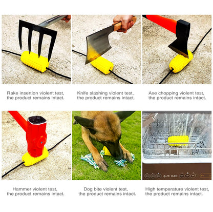 Corn Dog Chew Toy for Aggressive Chewers