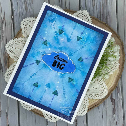 Creative Expressions Helen Colebrook Positive Sentiments 6 in x 4 in Clear Stamp Set