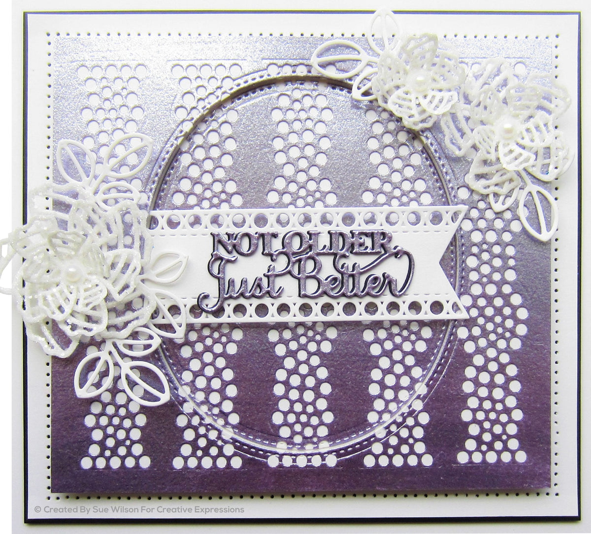 Sue Wilson Endless Options Whitney Background Craft Die