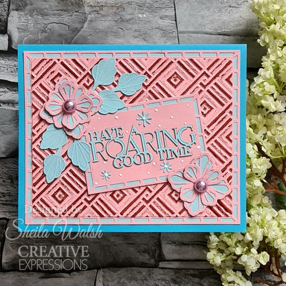Creative Expressions Sue Wilson Mini Expressions Art Deco Have A Roaring Good Time Craft Die