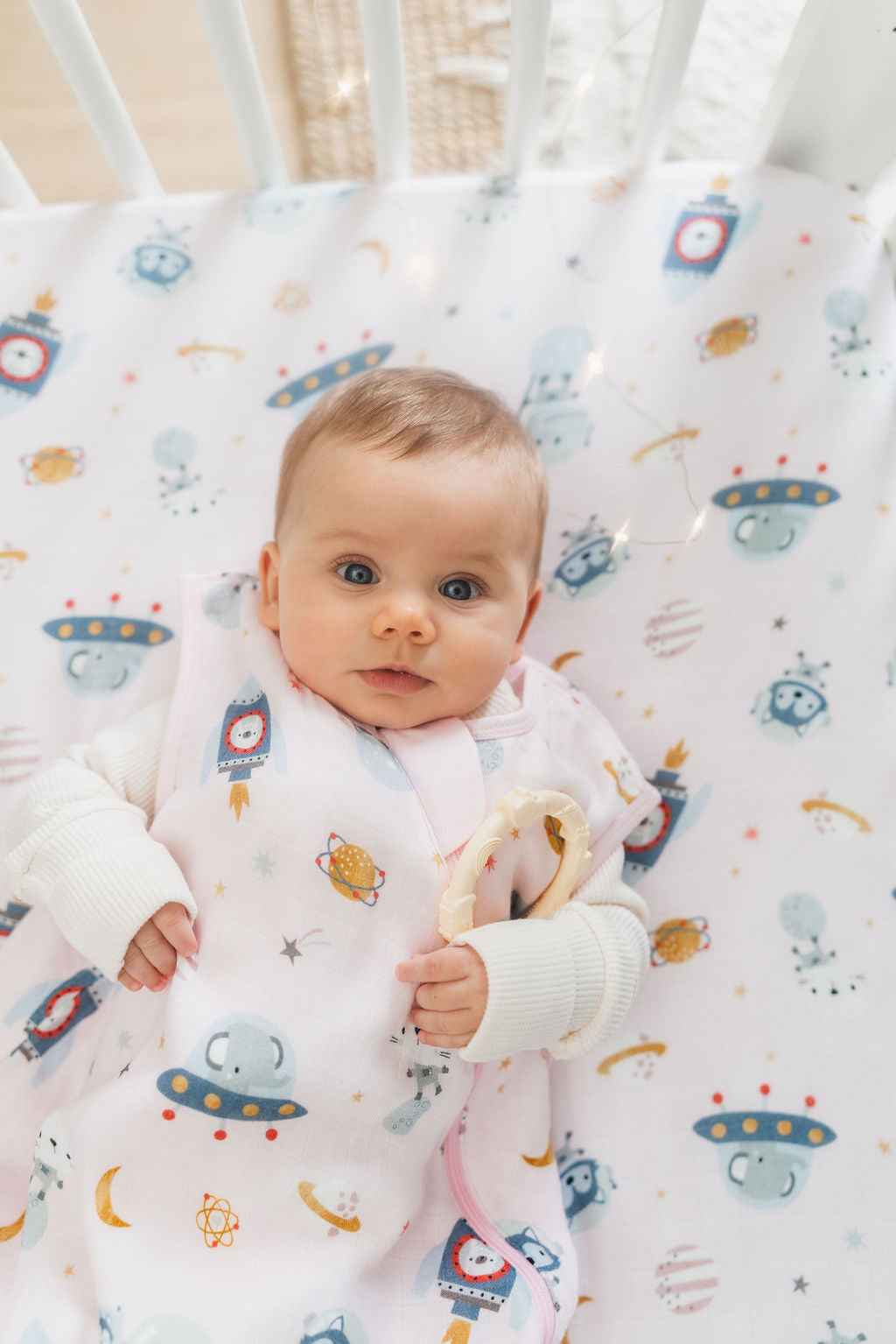 Baby Sleep Sack TENCEL™ 1.0 TOG - Astro Explorers