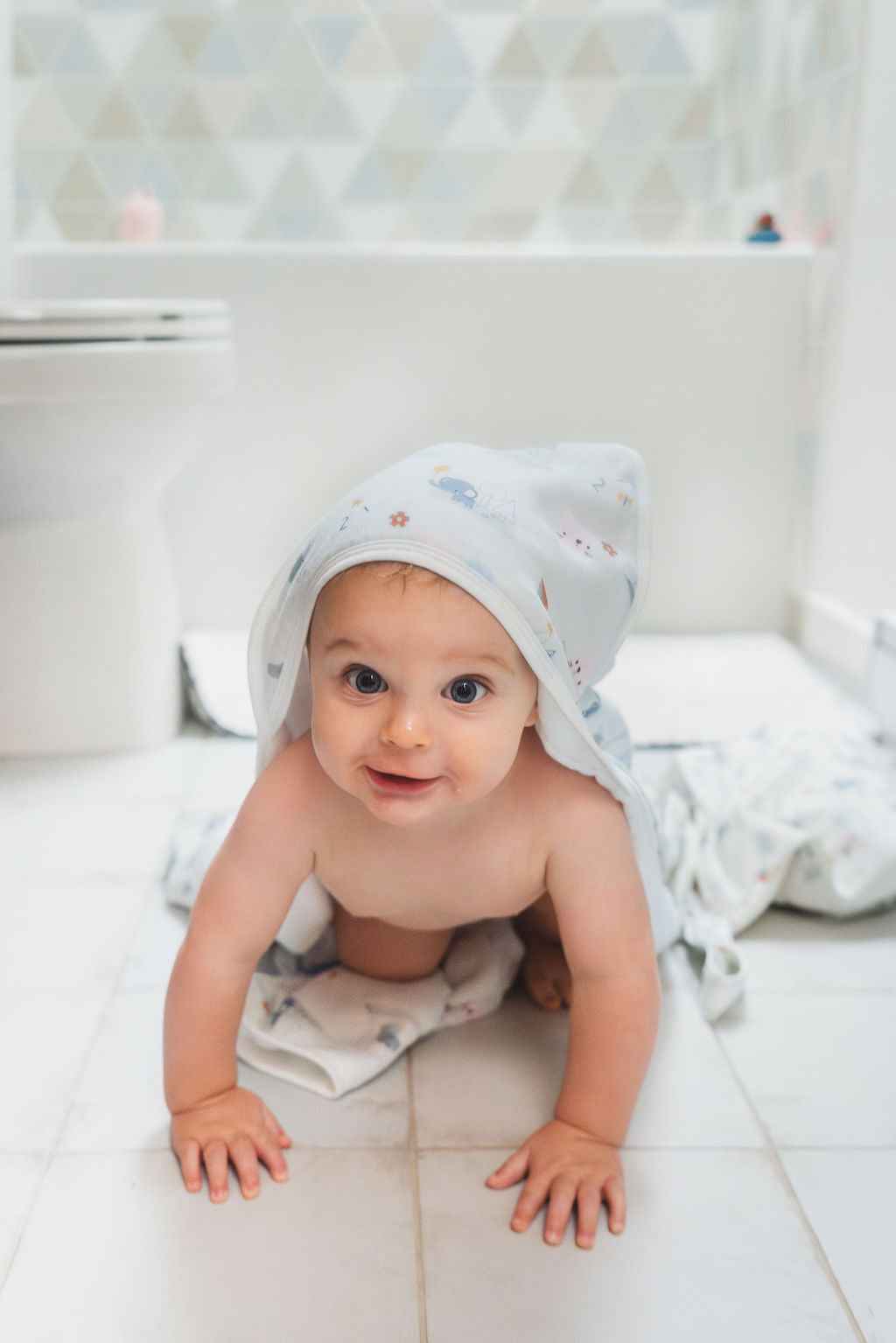 Hooded Towel Set - Mini Mathletes