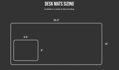Small | Desk Mat | Edgy