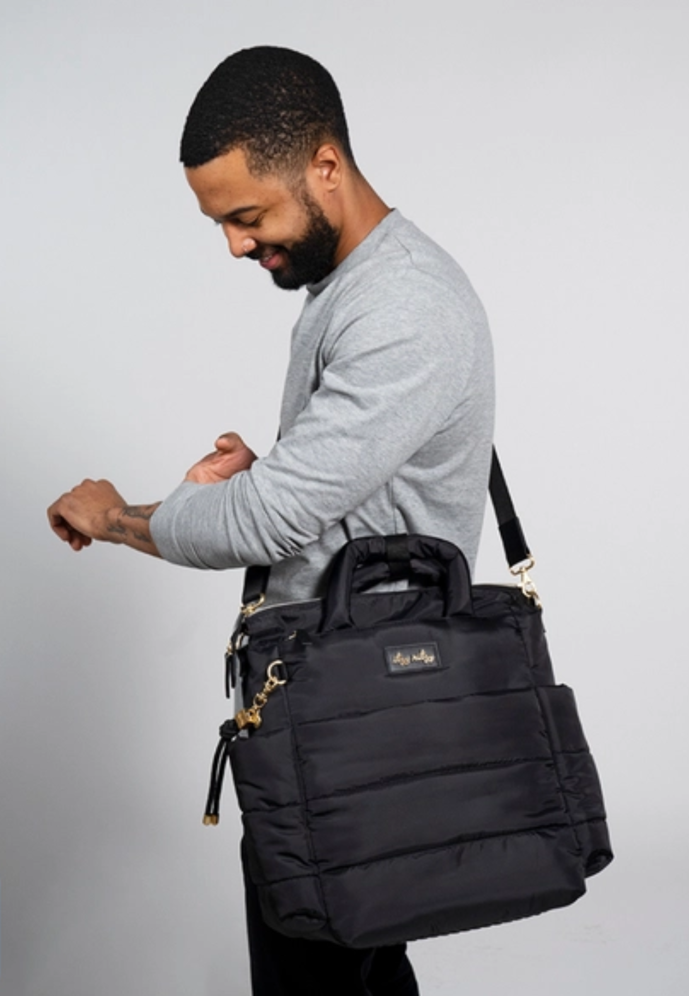 Dream Convertible Midnight Black Diaper Bag