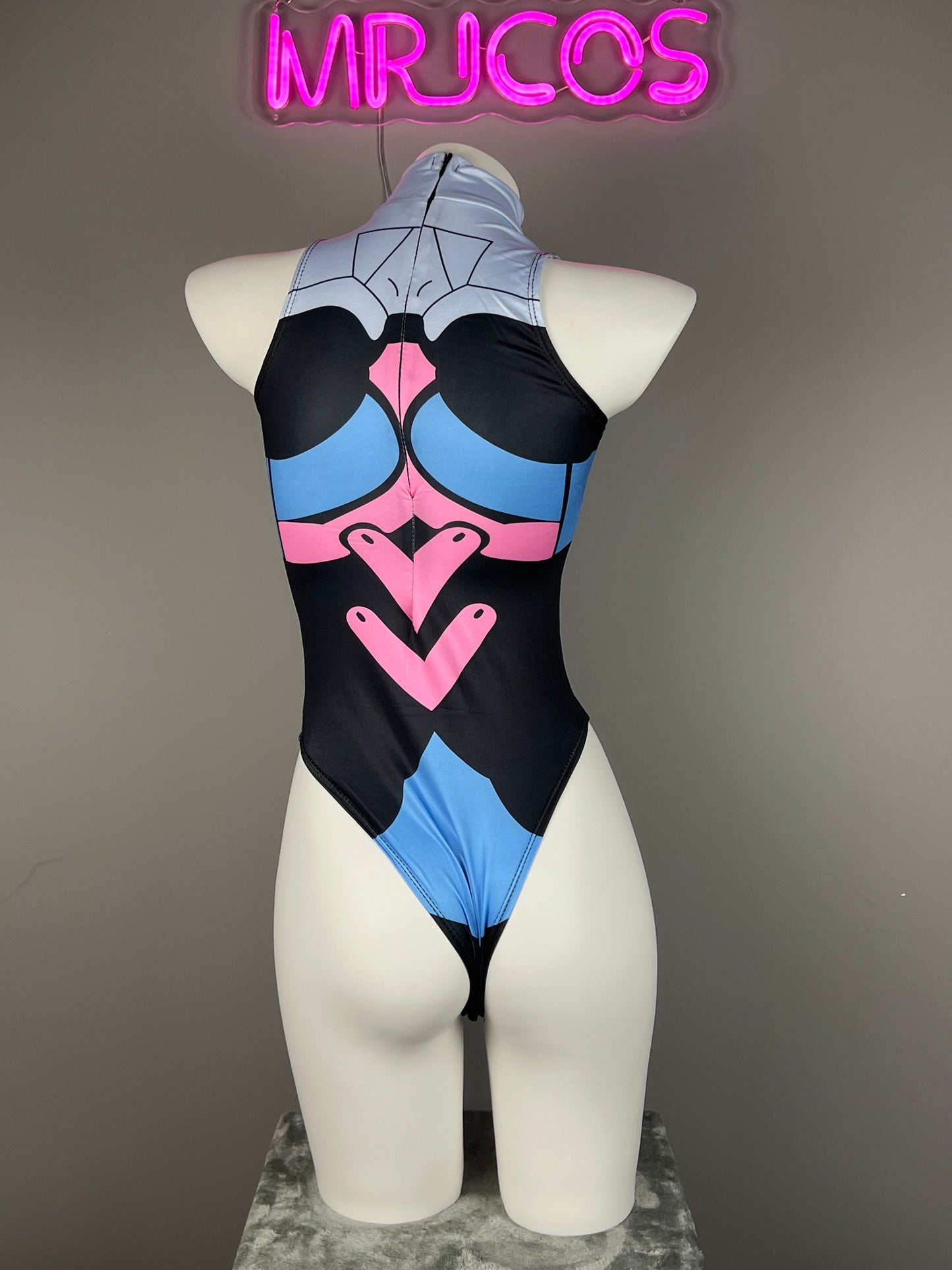 Crotchless Anime Cosplay BodySuit Lingerie Costume