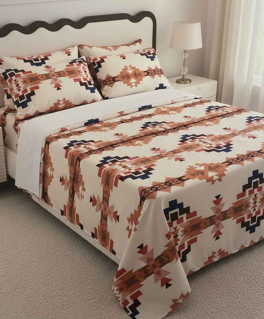 White 6Pc Sheet Set