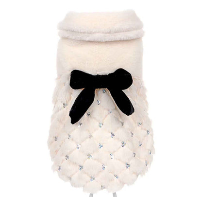 Winter Wonderland Fur Dog Coat | Warm Winter Dog Outerwear