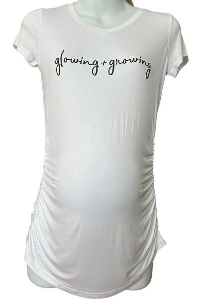 GLOWING AND GROWING Maternity Tee Shirt
