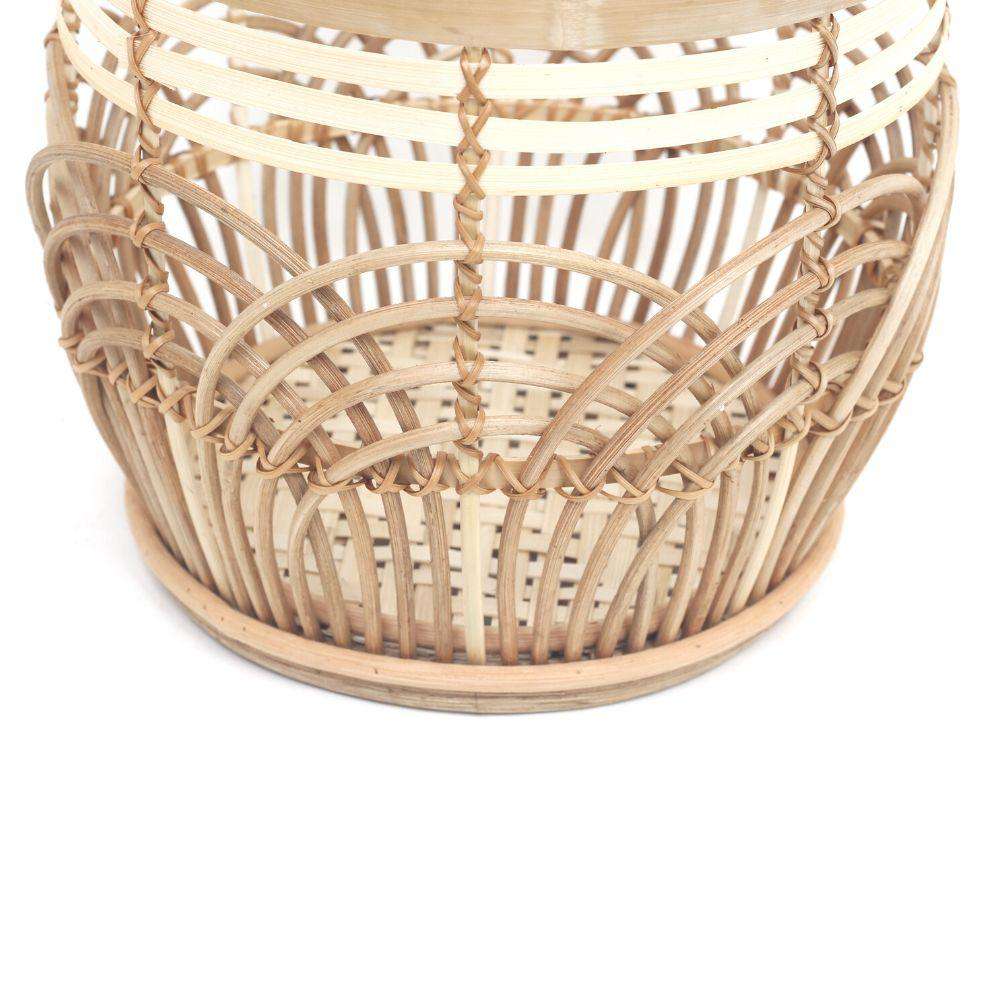 Blumentopf „Elena“ aus Rattan (verschiedene Größen erhältlich)