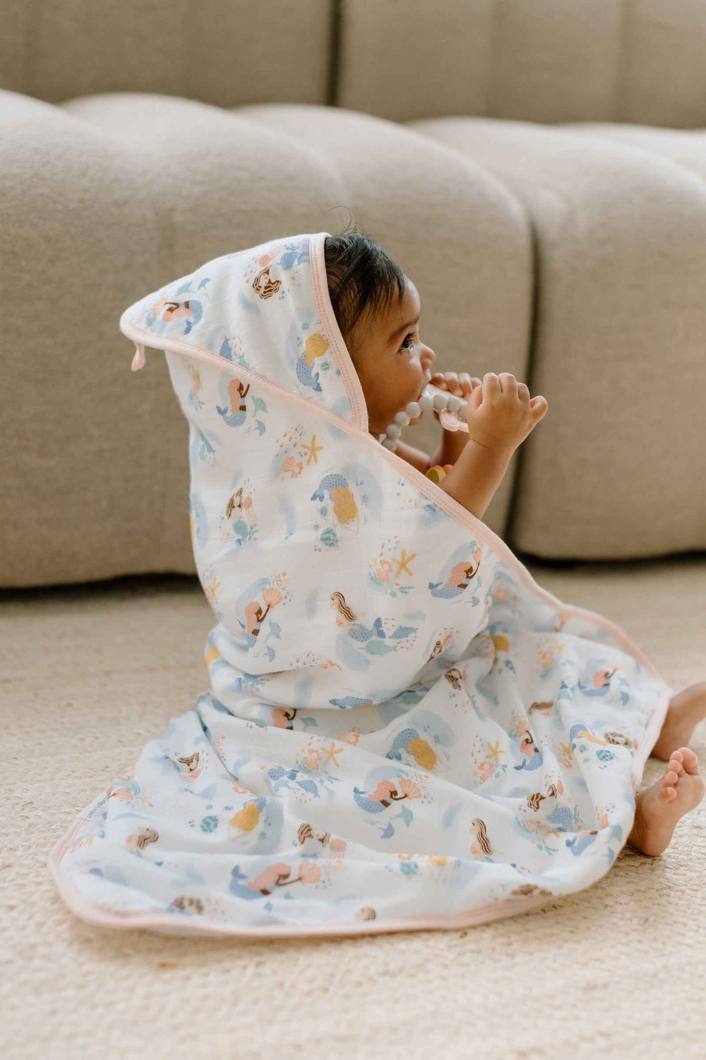 Hooded Towel Set - Mermaids