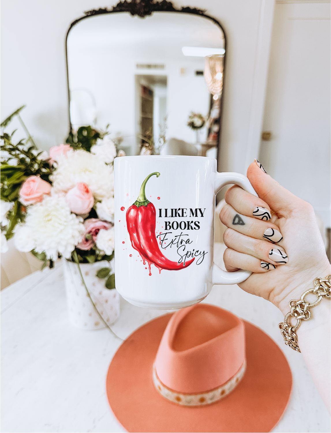 Extra Spicy Ceramic Mug | Bookish