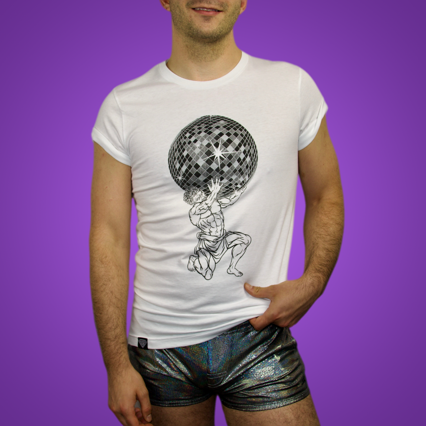 Atlas in der Disco T-Shirt