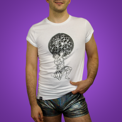 Atlas in der Disco T-Shirt