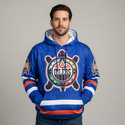OLDTRIBES™ Skyline Blue Hoodie