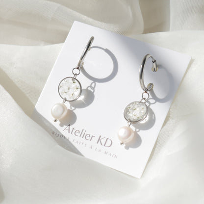 Boucles d'oreilles Perla  - Lola rond