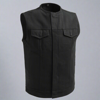 First MFG Co. Men's Motorcycle Twill Vest