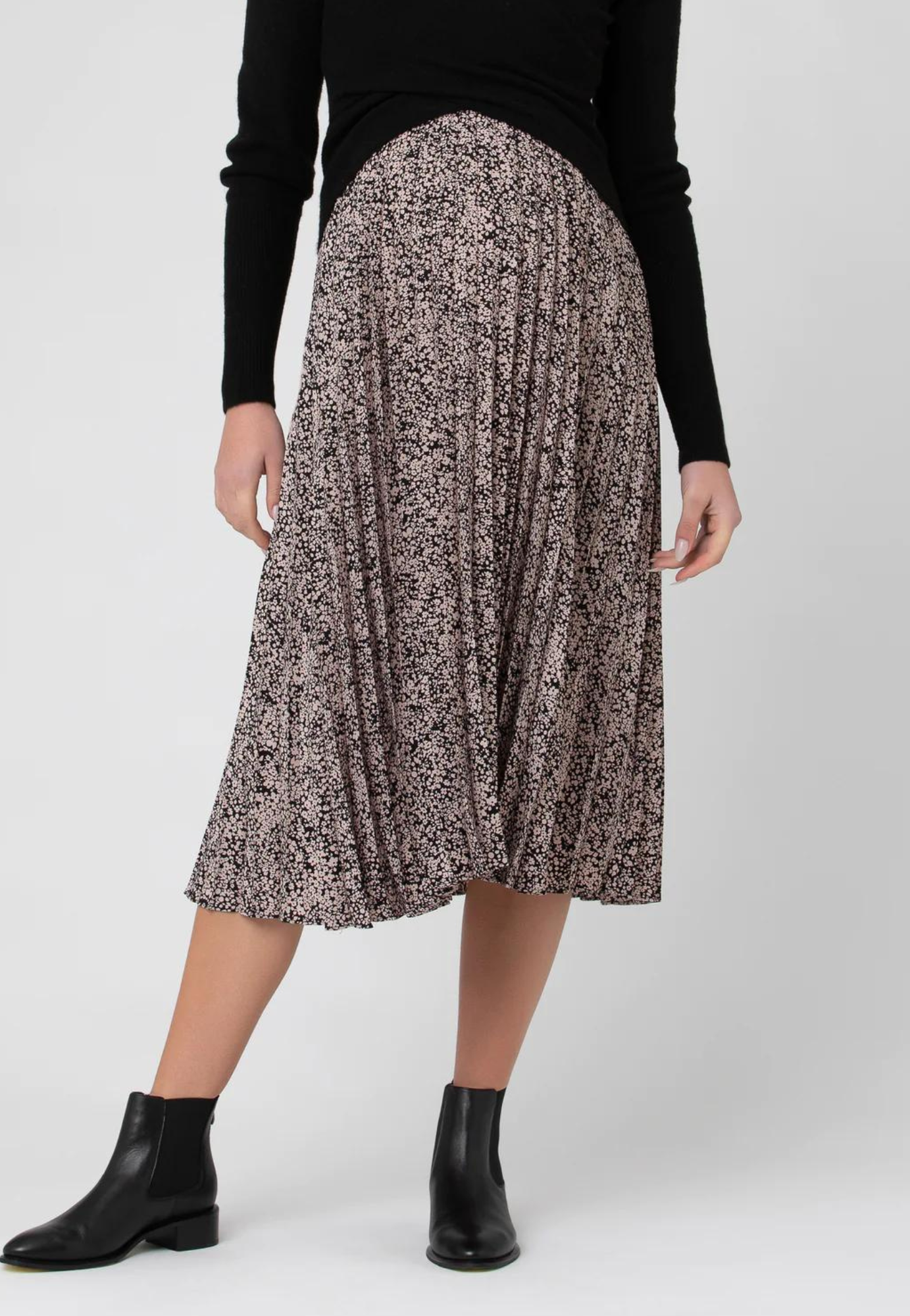 Florence Pleat Maternity Skirt