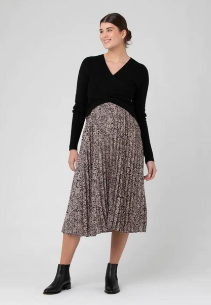 Florence Pleat Maternity Skirt